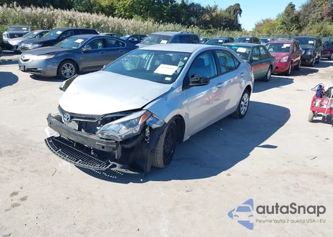 2016 Toyota Corolla Le z USA, uszkodzony, nr VIN 5YFBURHE7GP444994